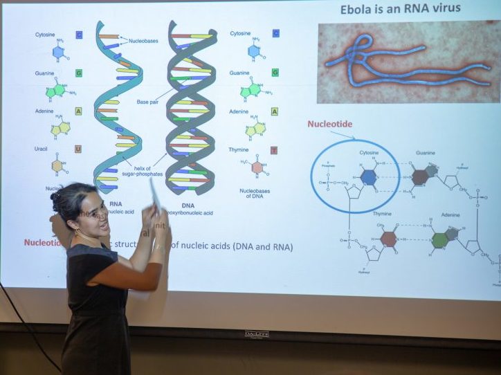 Science lecture in SFS course