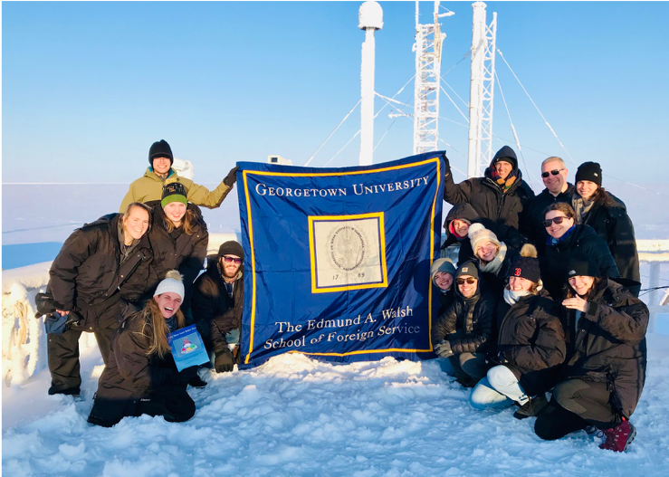 Students in the Arctic
