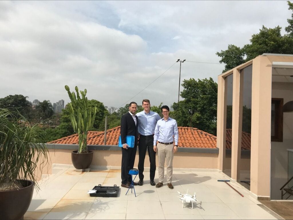 From left to right pictured is Jorge Tamariz, Ty Eldridge (SFS '13), and David Betancur Gomez (COL '11)