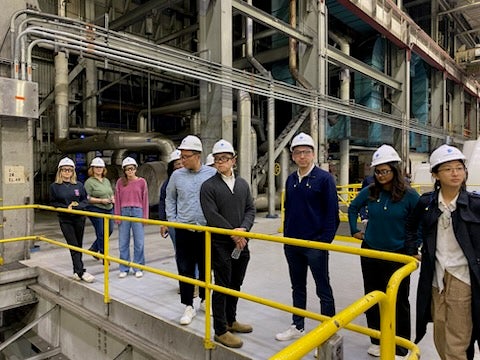 MSFS STIA students visiting a nuclear power plant